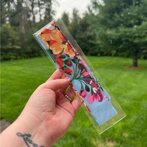 Floral Twilly/Scarf/Headband with Vibrant Colors